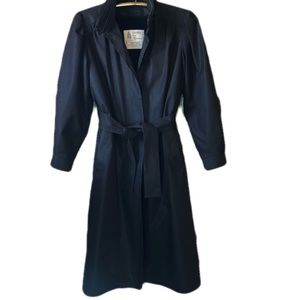 London Fog Navy Blue Trench Coat